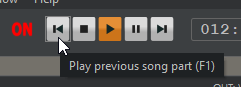 Previous/Next song part commands image